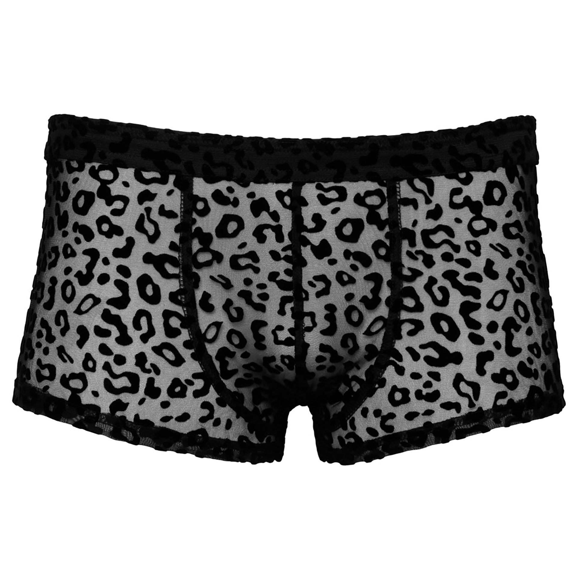 Lingerie Sexy Homme Boxer Transparent Animal - NOIR HANDMADE | eBay